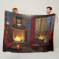 Autumn Tranquility Fleece Blanket