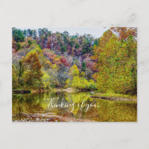 Autumn Tranquility Thinking Of You Postcard