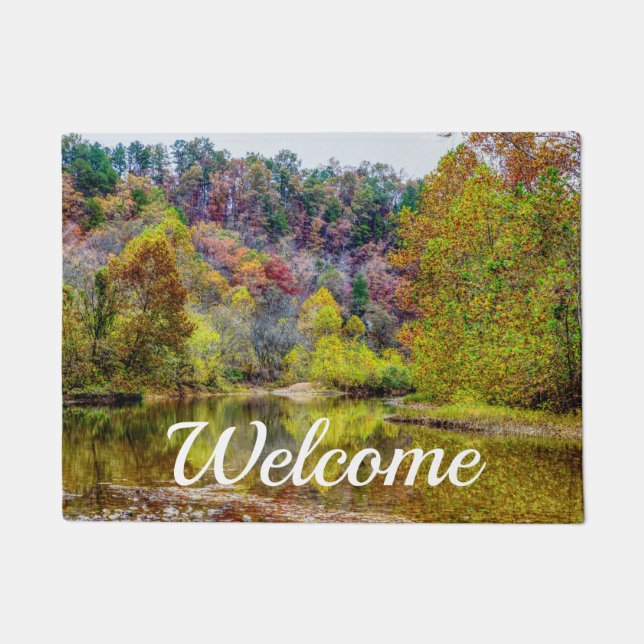 Autumn Tranquility Welcome Doormat (Front)