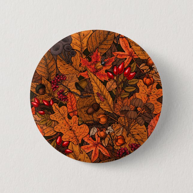 Autumn treasures button (Front)