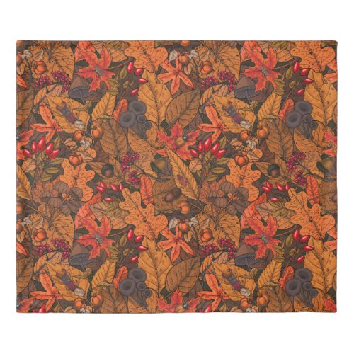 Autumn treasures duvet cover