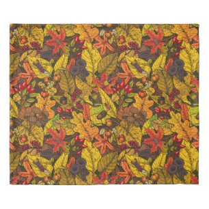 Autumn treasures duvet cover