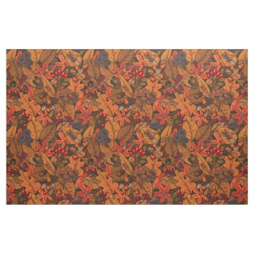Autumn treasures fabric