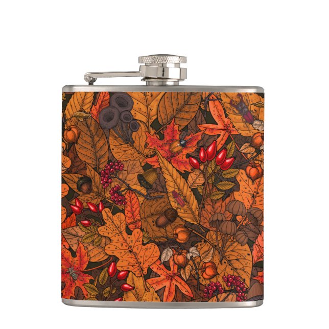 Autumn treasures flask (Front)