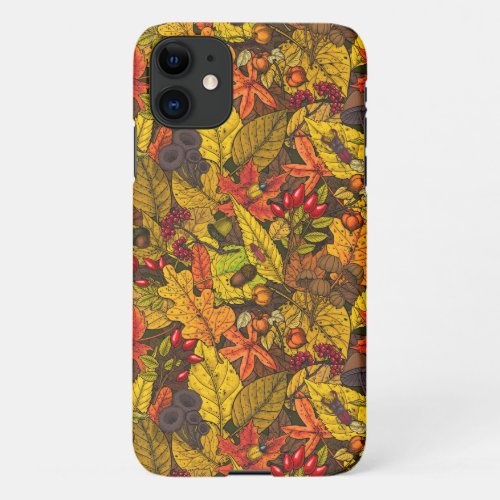Autumn treasures iPhone 11 case