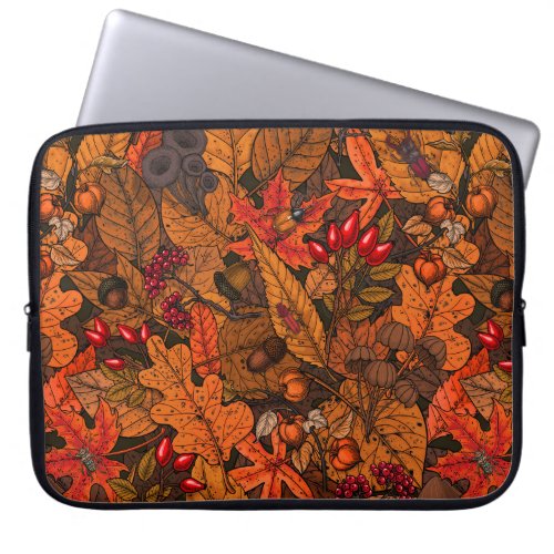 Autumn treasures laptop sleeve