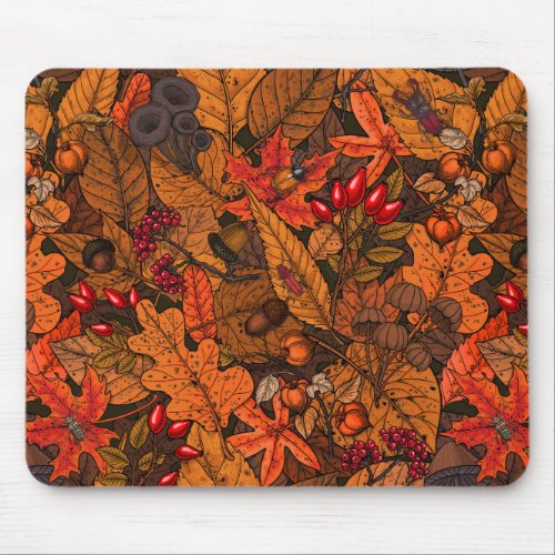 Autumn treasures mouse pad