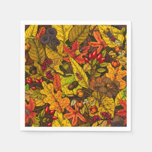 Autumn treasures napkins