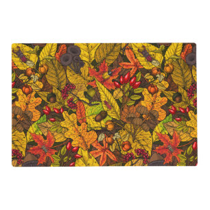 Autumn treasures placemat