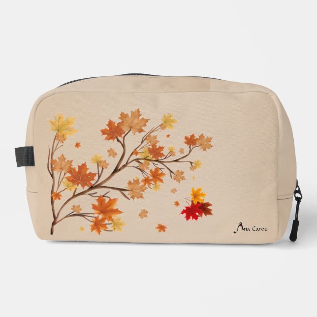 Autumn Tree Branch Print Cut Sew Bag (Front)