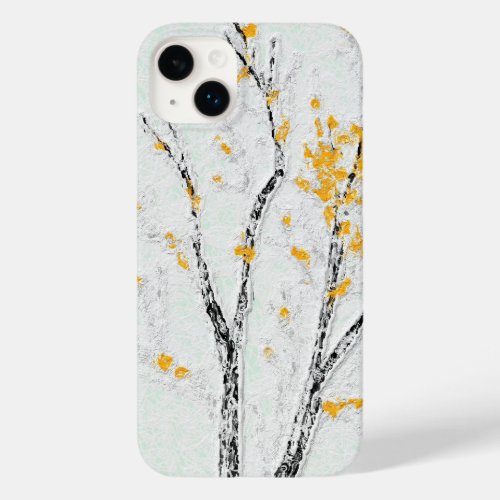 Autumn Tree Branches with Yellow Fall Leaves Case_Mate iPhone 14 Plus Case