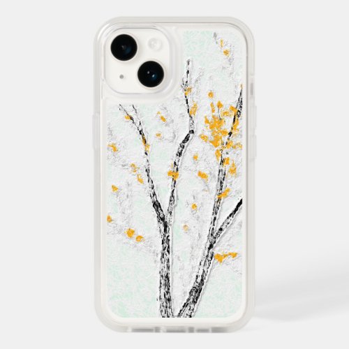 Autumn Tree Branches with Yellow Fall Leaves OtterBox iPhone 14 Case