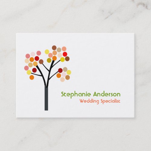 Autumn Tree Business Card Templates