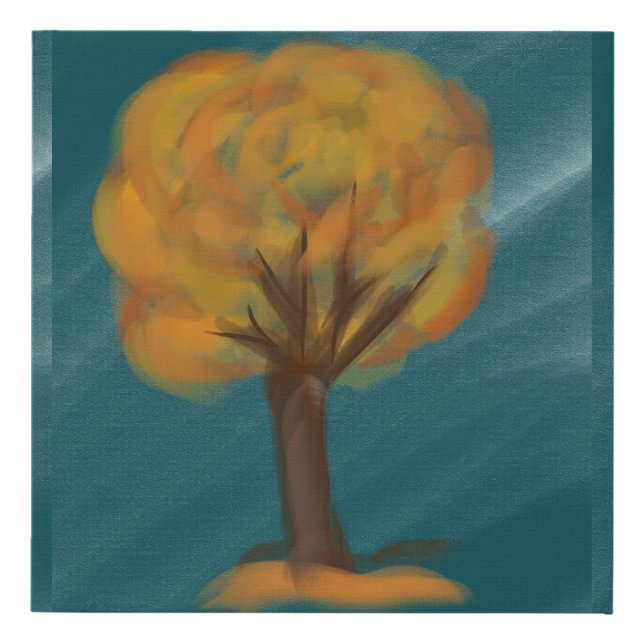 Autumn tree canvas  (Front)
