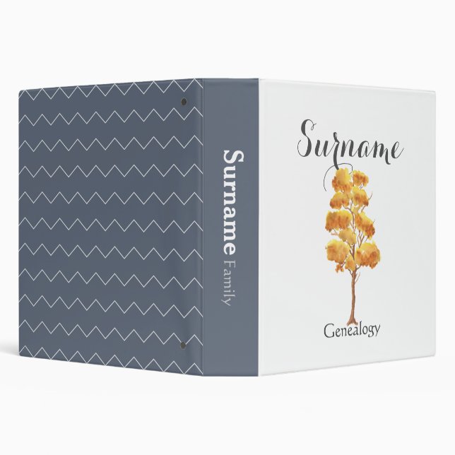 Autumn Tree Genealogy | Binder (Background)