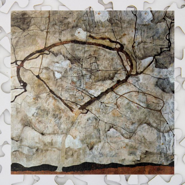 Autumn Tree in Movement by Egon Schiele Jigsaw Puzzle (Creator Uploaded)