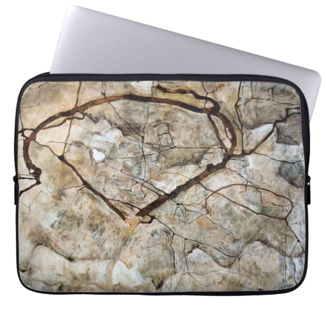 Autumn Tree in Movement by Egon Schiele Laptop Sleeve (Front)