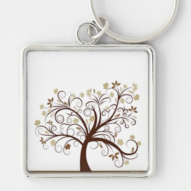 Autumn Tree Keychain (Front)