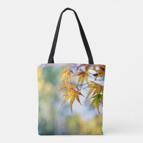 autumn tree leaf nature abstract detail background tote bag