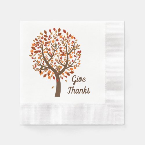 Autumn Tree Napkins