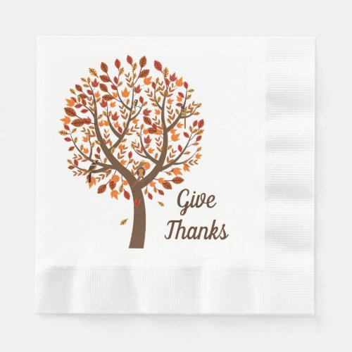 Autumn Tree Napkins