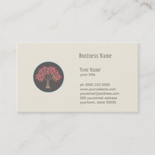 Customizable Natural Medicine Business Card