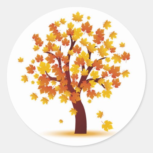 Autumn Tree Stickers