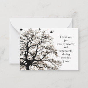 Autumn Tree Thank You Card