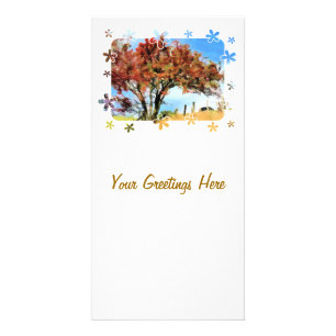 AUTUMN TREES CARD