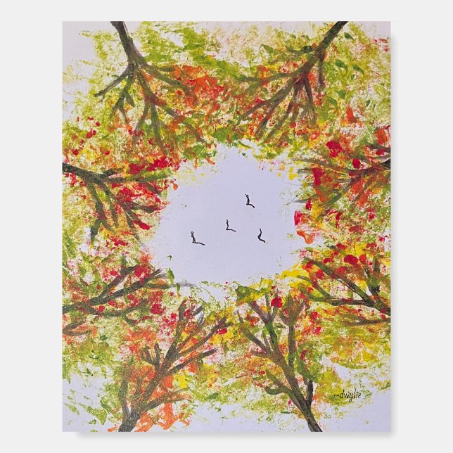 Autumn Trees Foam Board (Front)