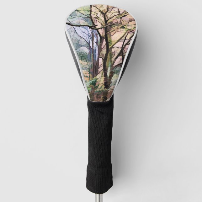 AUTUMN TREES GOLF HEAD COVER (Front)
