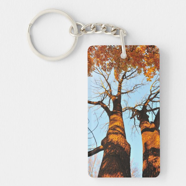 Autumn trees keychain (Front)