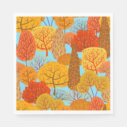 Autumn Trees Napkins