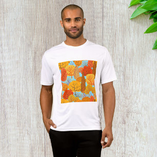 Autumn Trees Pattern Fall Foliage  T-Shirt