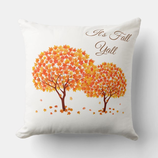 Autumn Trees Pillow (Front)