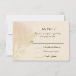 Autumn Trees Rsvp Card at Zazzle