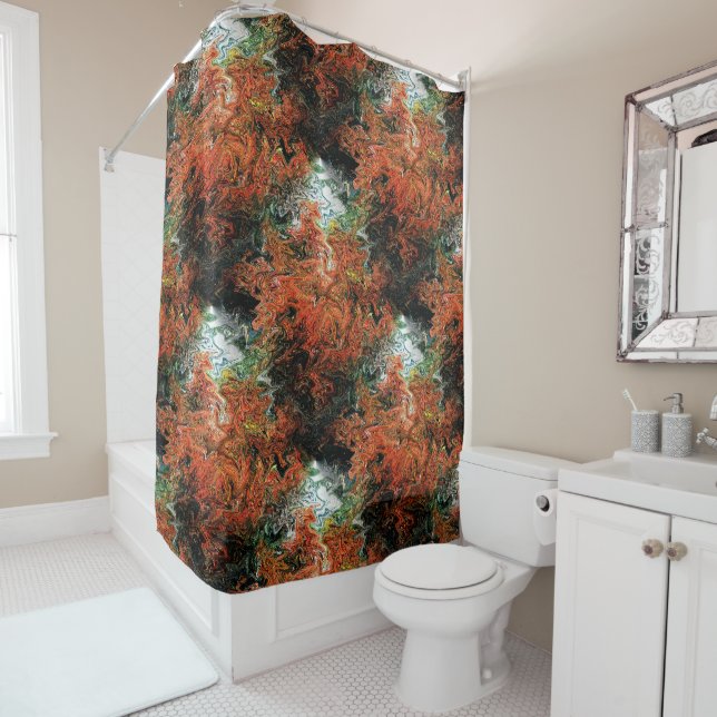 Autumn trees...... shower curtain (In Situ)