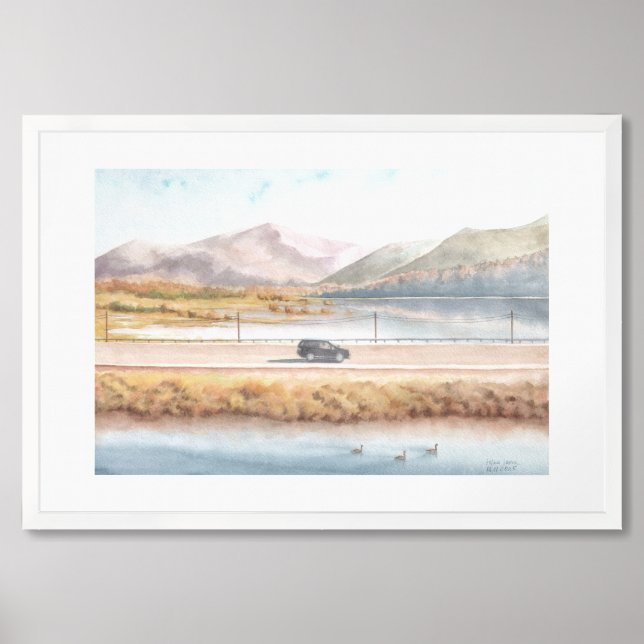 Autumn Trip Framed Art (Framed Front)