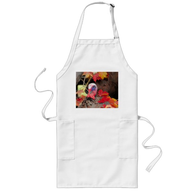 Autumn Turkey Long Apron (Front)