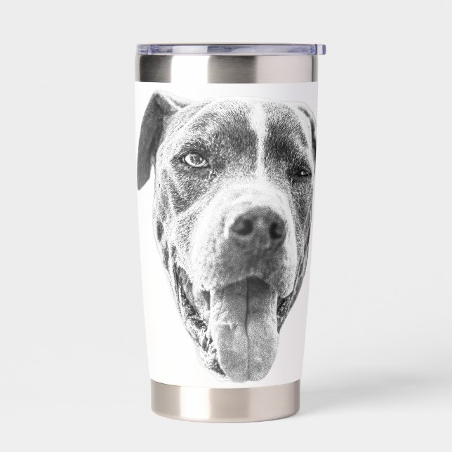 Autumn Twilight Canine Charm Insulated Tumbler (Left)