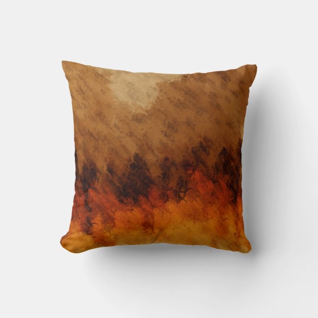 Autumn Twilight Throw Pillow (Front)