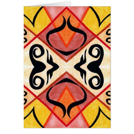 Autumn Vector Greeting Card (Front)