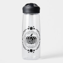Autumn Vibes Clear Water Bottle