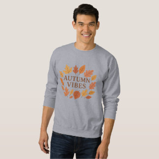 Autumn Vibes – Cozy Fall Leaves Design Sweatshirt