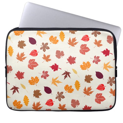 Autumn Vibes Fall Leaves Laptop Sleeve