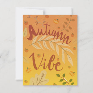 Autumn Vibes Holiday Card