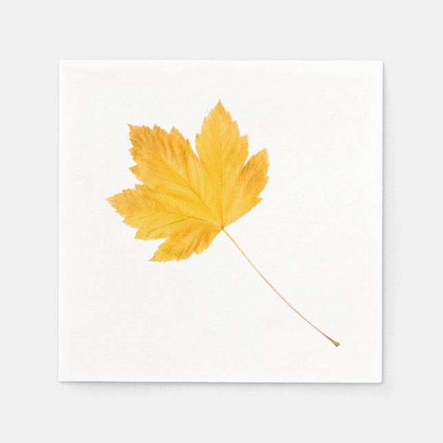 Autumn vibes paper napkins (Front)