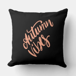 Autumn Vibes Striped Throw Pillow