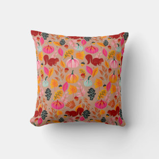 autumn Vibes Throw Pillow