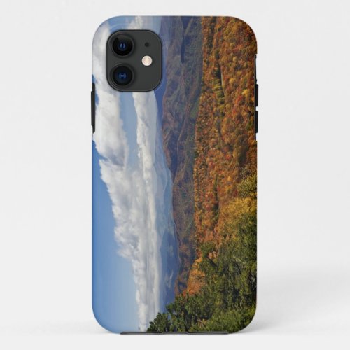 Autumn view of Southern Appalachian Mountains iPhone 11 Case